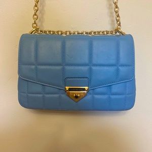Like-New with tags Michael Kors South Pacific Large Chain Shoulder Leather Purse